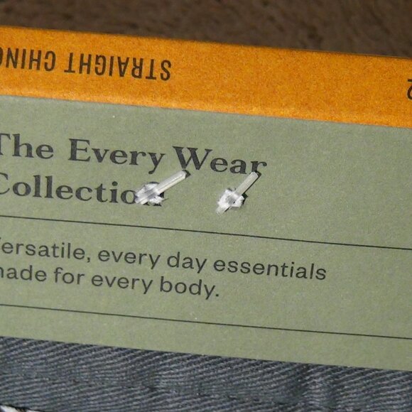 Goodfellow & Co The Every Wear Stretch Gray Straight Chino Pants Men Size 32 X32 - Picture 9 of 12